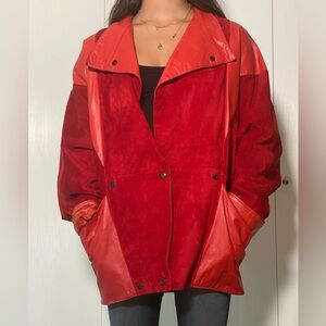Big and beautiful Comint red jacket